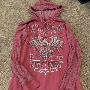 Women’s Affliction lace hoodie
